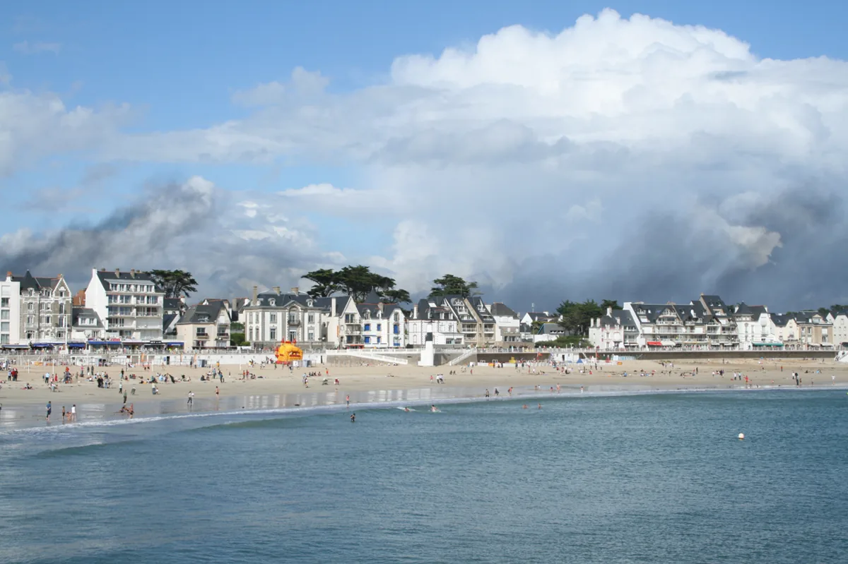 Ile d houat — vue de la commune