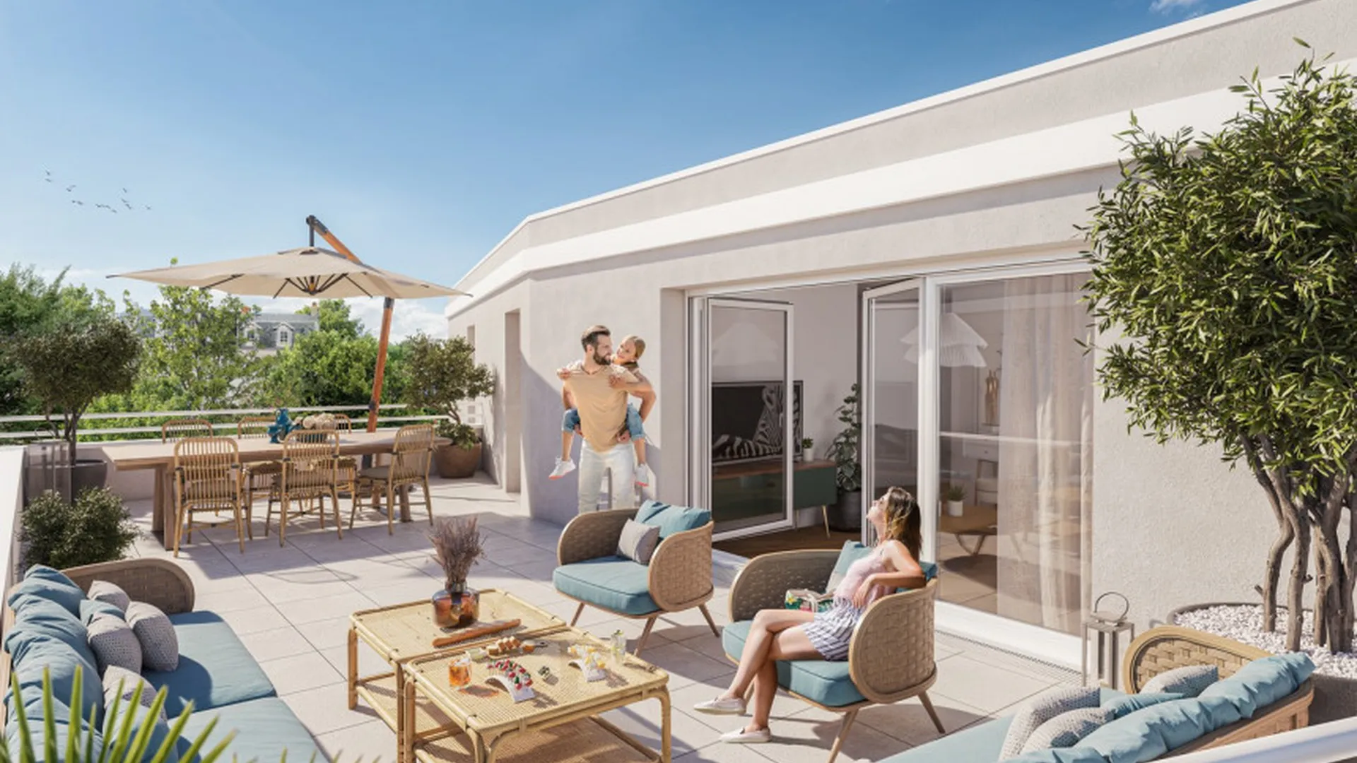 Les terrasses de la baie
