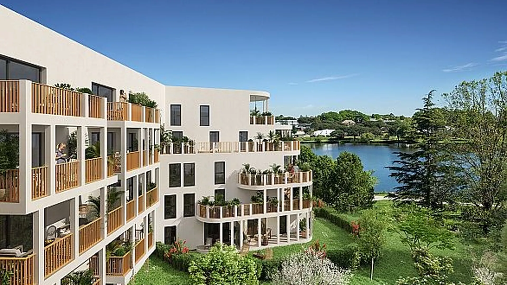 Les terrasses du lac