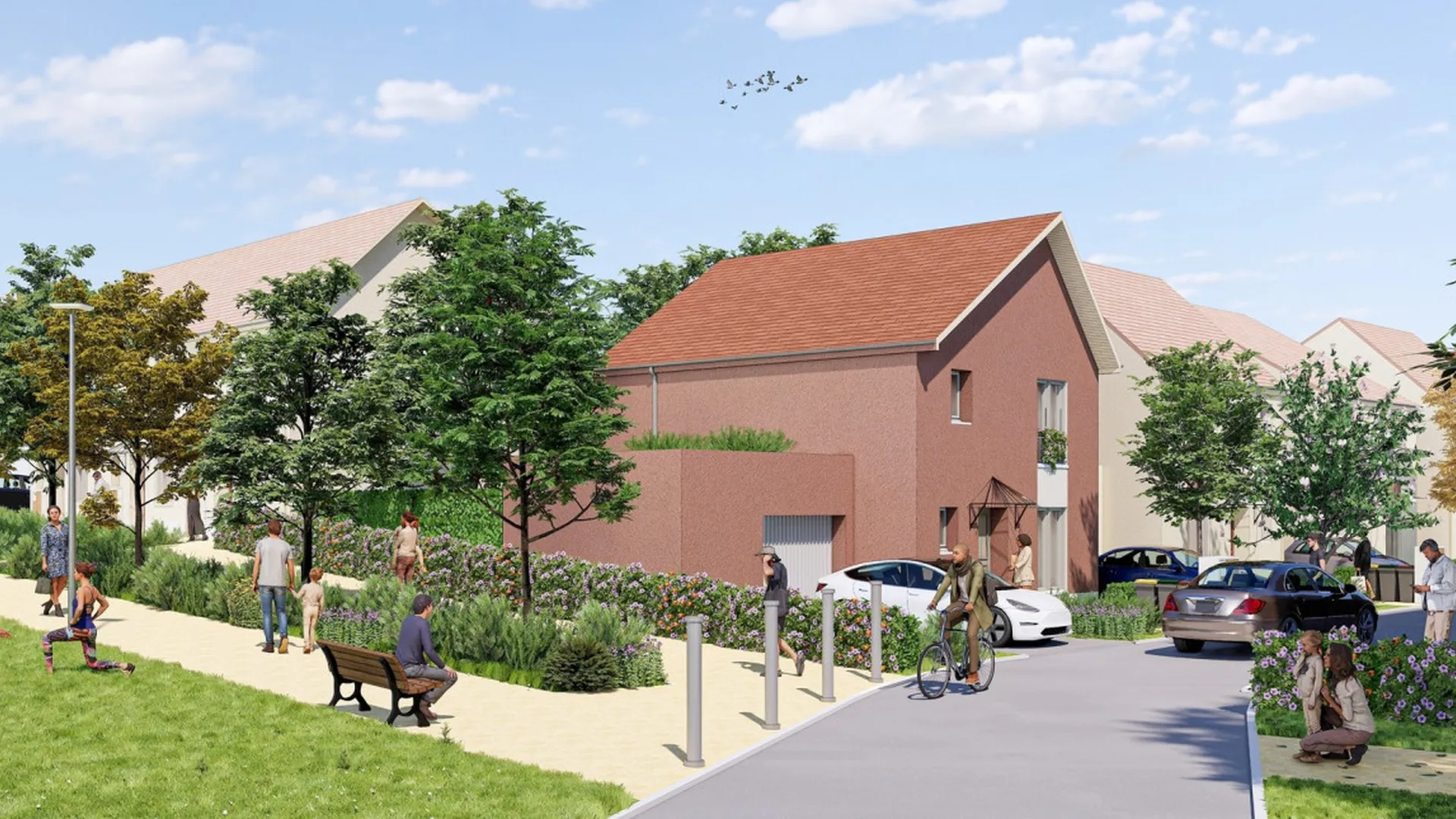 Sentier soléa : maisons