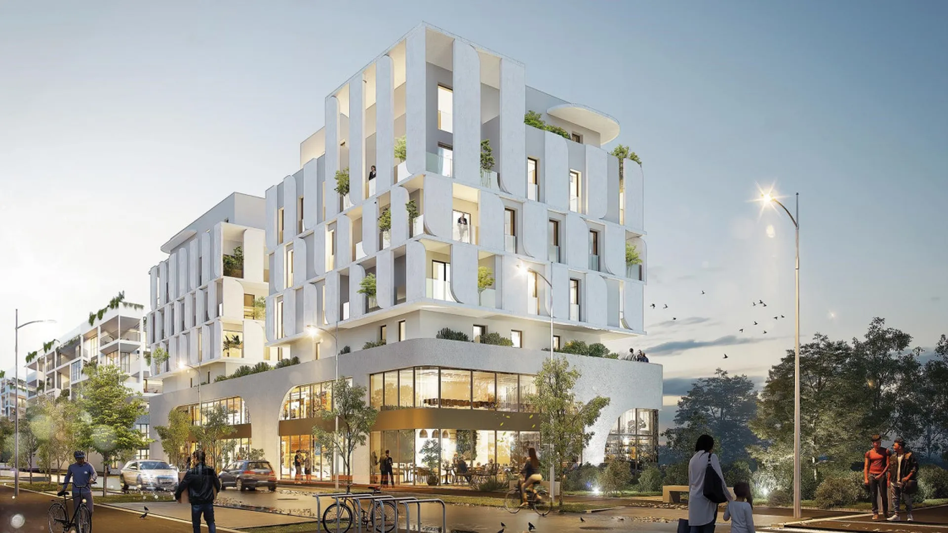 Trendy quartier près d'arènes