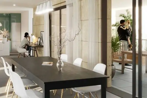 Programme immobilier Le 63 - les échoppes verticales à Peujard