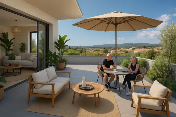 T4 neuf de 102m² + 111m² d'extérieur - la ciotat