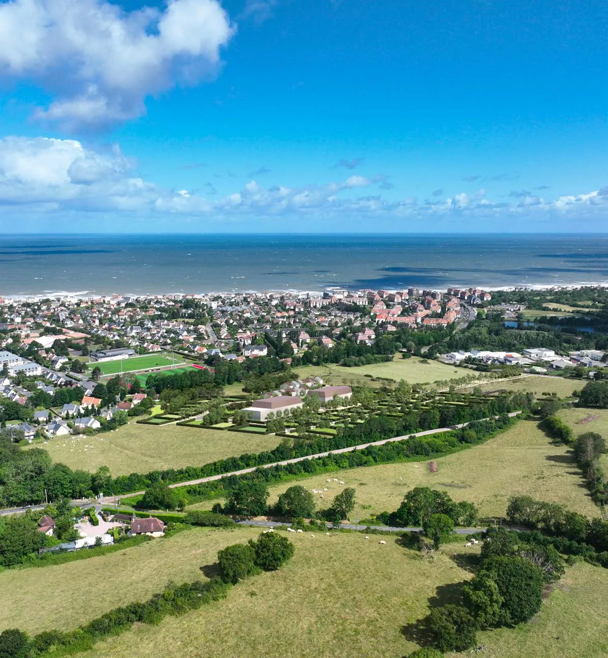 Visuel du programme Domaine des pins à villers-sur-mer : programme immobilier neuf dans le 14640