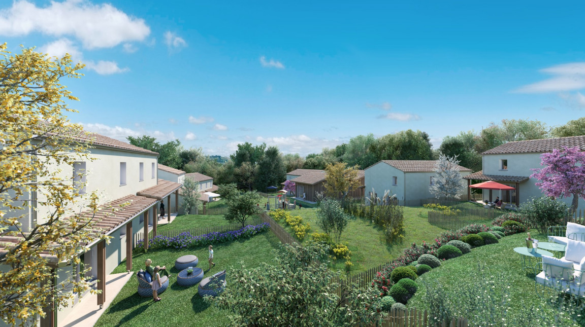 Visuel du programme Haux - habitat participatif