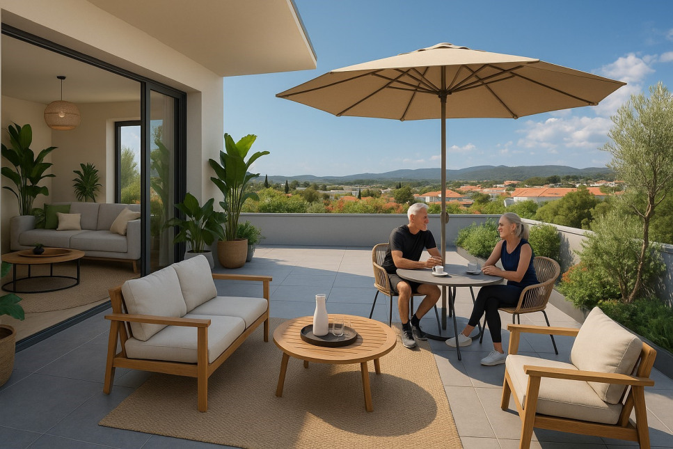 Visuel du programme T4 neuf de 102m² + 111m² d'extérieur - la ciotat