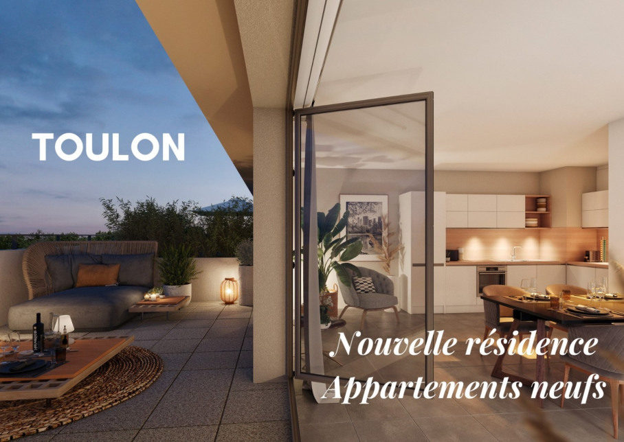 Visuel du programme Toulon est - appartements neufs du t1 au t4